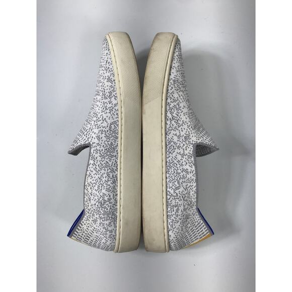 Rothy's The Original Slip On Sneakers Opal Python Gray White Pattern - Picture 5 of 8